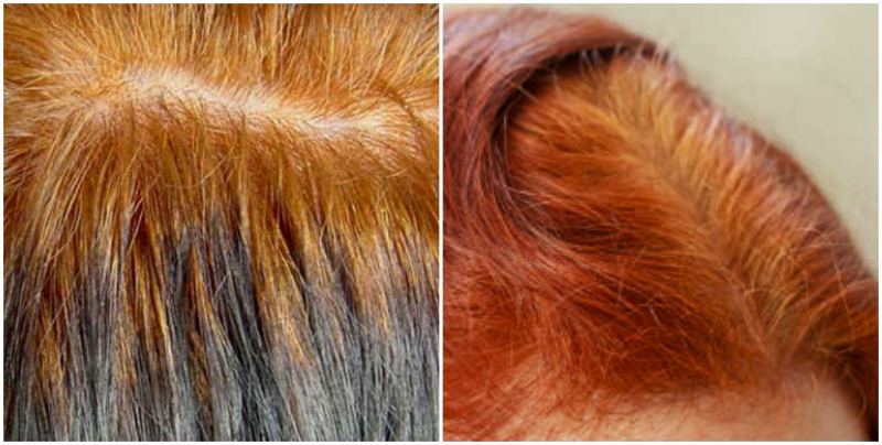 ошибки окрашивание волос эффект горящих корней светлые корни как избежать
